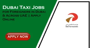 Dubai Taxi Jobs Apply Online