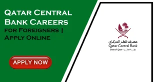 Qatar Central Bank Vacancies for Freshers