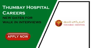 Healthcare Job Vacancies at Thumbay Hospital