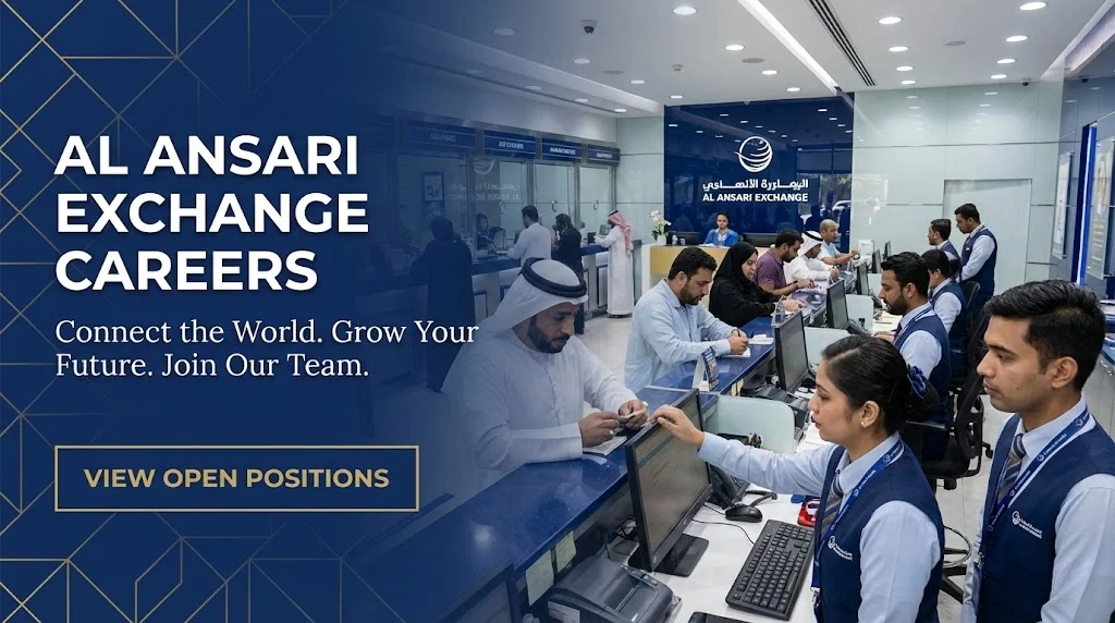 Al Ansari Exchange Careers For Freshers