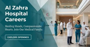 Urgent Jobs At Al Zahra Hospital