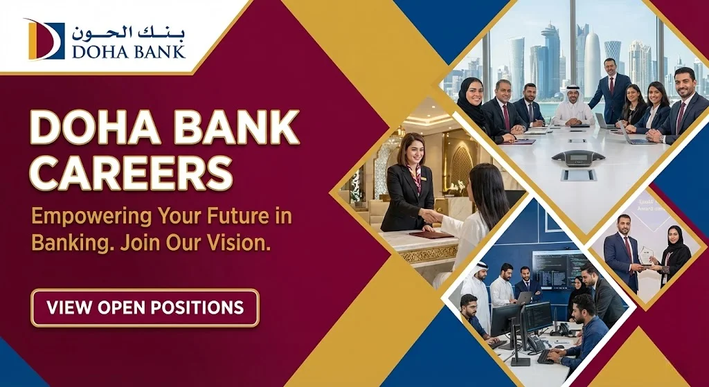 Doha Bank Careers For Freshers