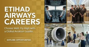 Latest Etihad Airways Careers in Aviation Industry