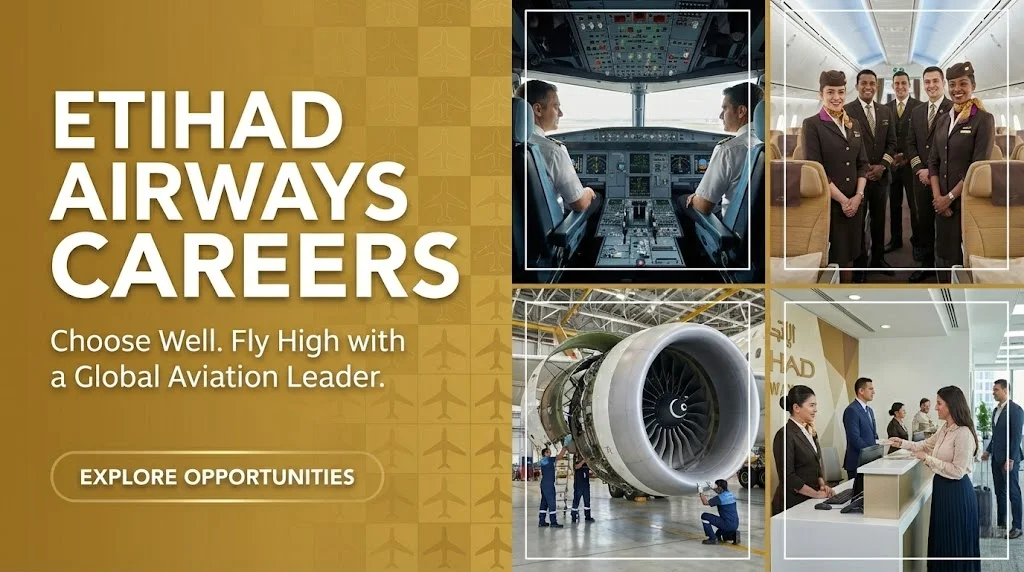 Latest Etihad Airways Careers in Aviation Industry