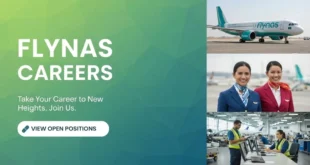 Flynas Jobs Opportunities in Aviation