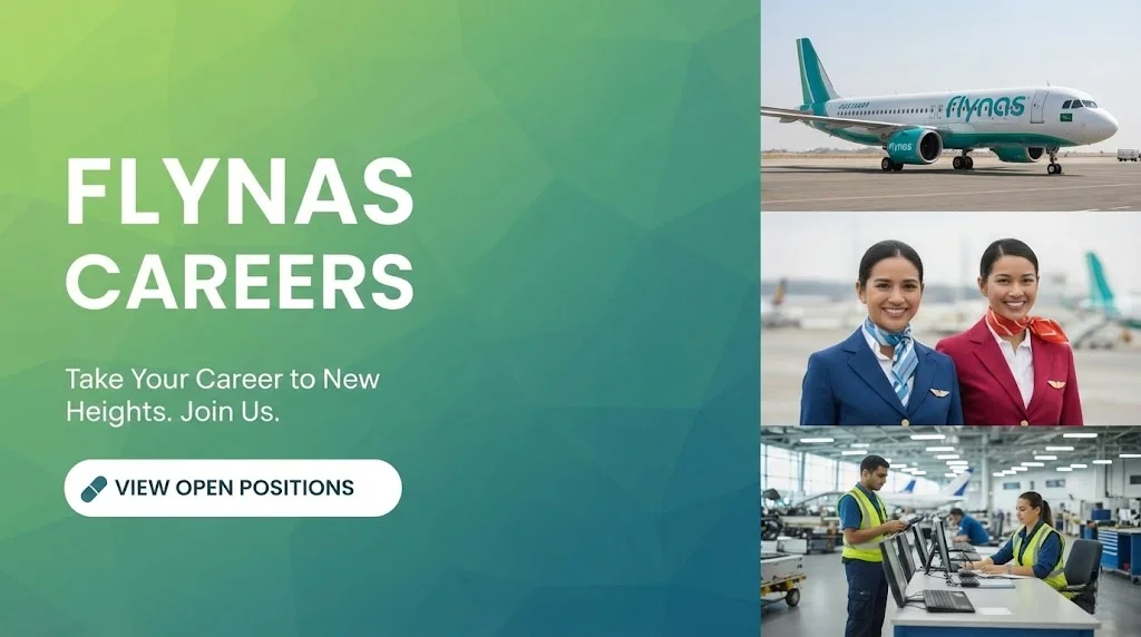 Flynas Jobs Opportunities in Aviation