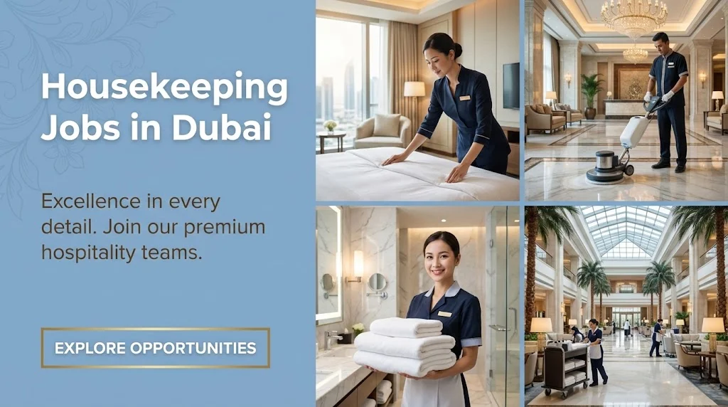 Housekeeping Jobs in Dubai With Visa Sponsorship