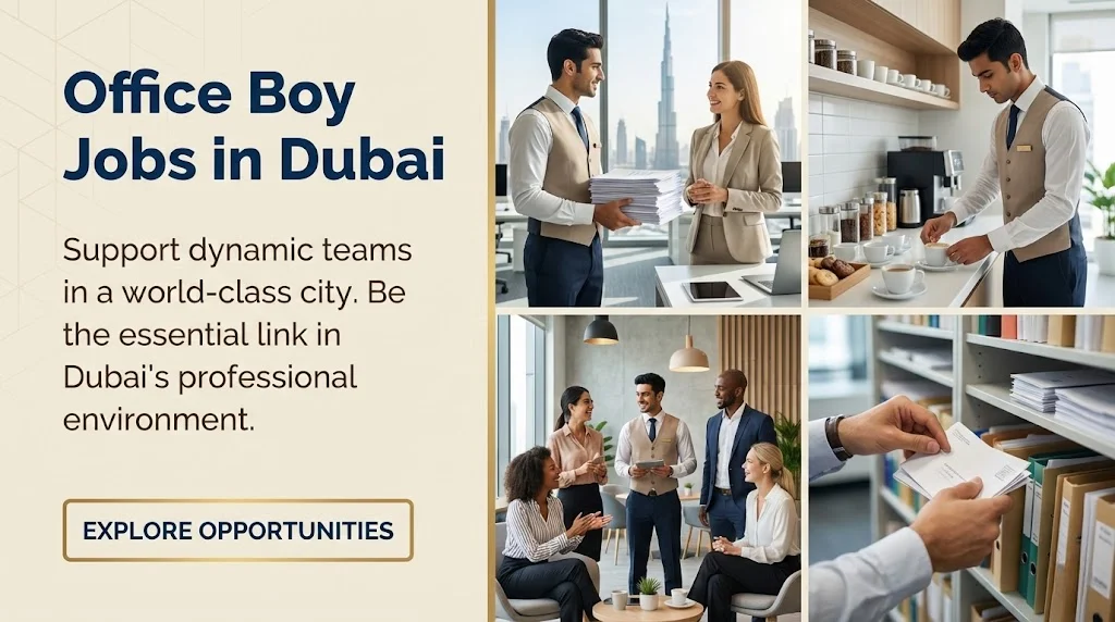 Office Boy Jobs in Dubai Walk in Interview