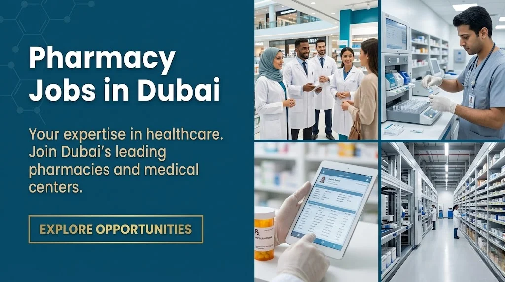 Hospital Pharmacist Jobs In Dubai Without Experience