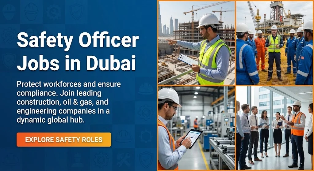 Safety Officer jobs in UAE with NEBOSH
