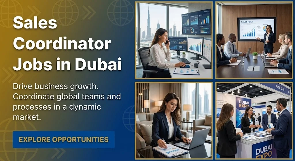 Sales Coordinator Jobs in Dubai without Experience