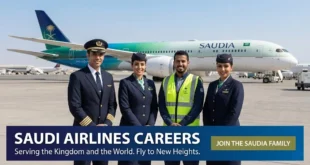 Saudi Airlines Careers for Foreigners