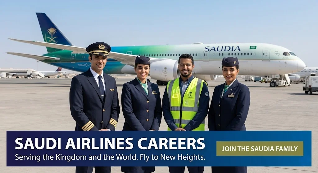 Saudi Airlines Careers for Foreigners