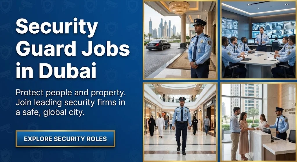 Security Guard jobs in Dubai Apply online