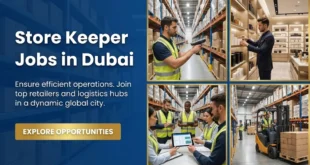 Store Keeper Walk In Interview Dubai Tomorrow